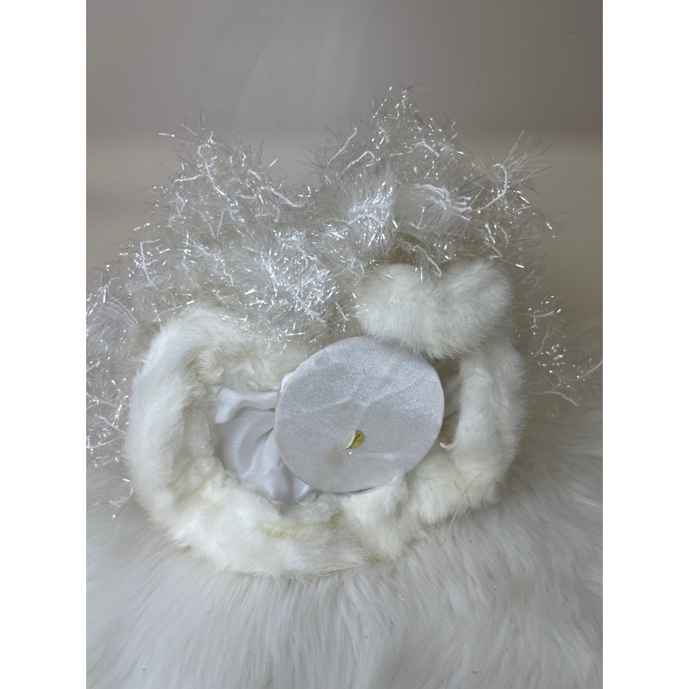 Vintage Dillard's‎ Trimmings Porcelain Santa Head White Hanging Decor With Box - Picture 14 of 14